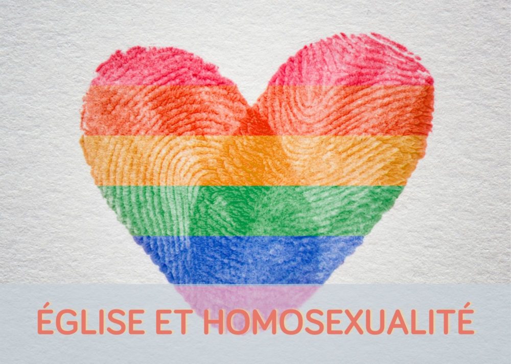 Eglise et homosexualité coeur de couleurs arc-en-ciel